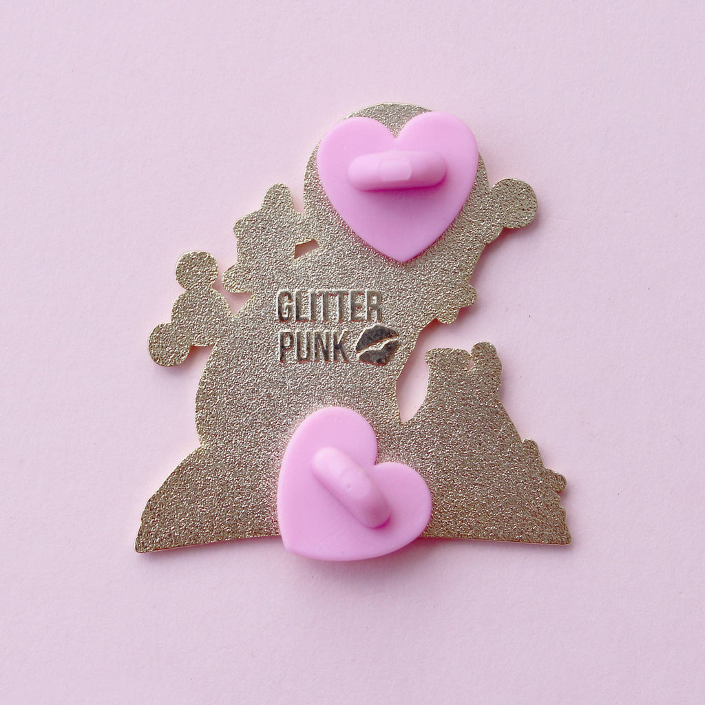 Glitter Punk - Science Cat Enamel Pin