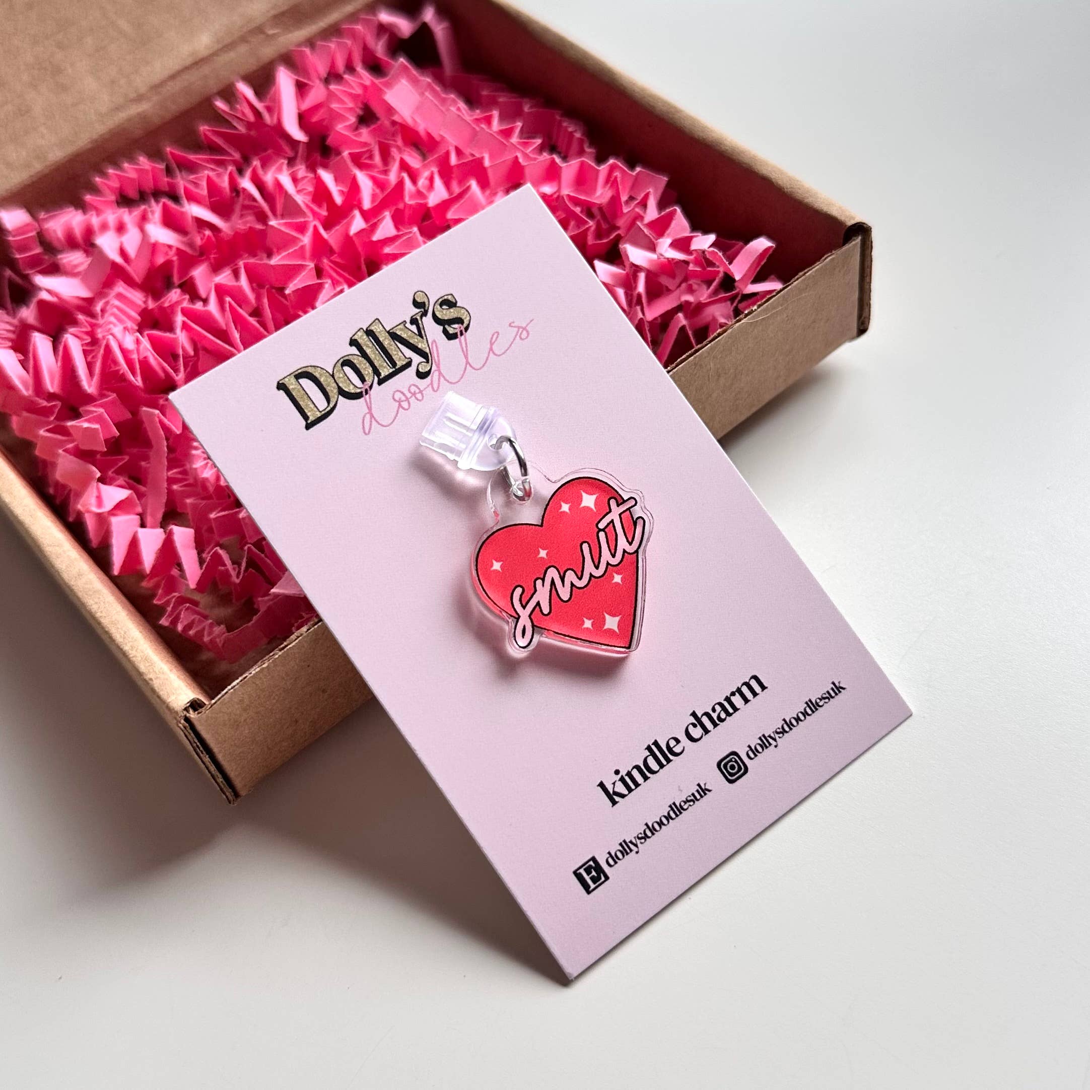 Dolly's Doodles  - Smut Heart Kindle Charm