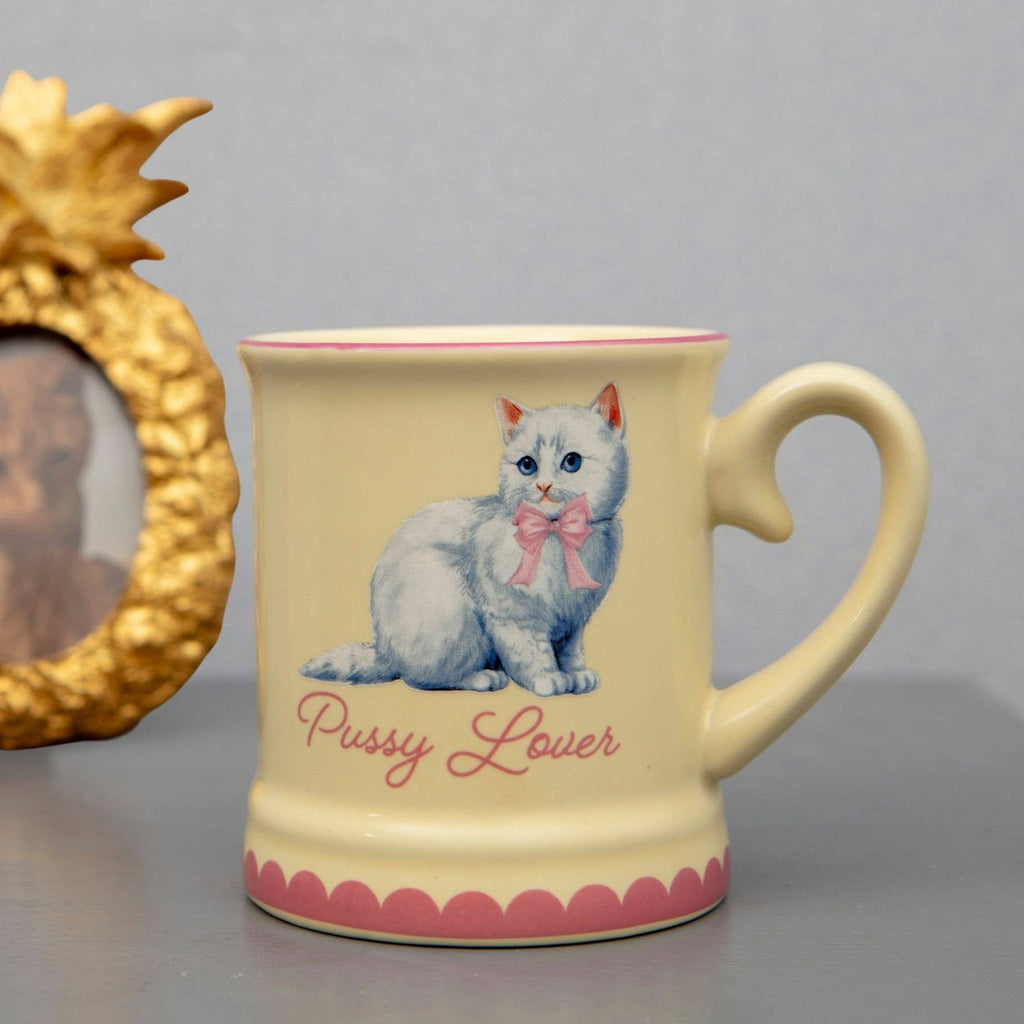 Pussy Lover Mug – Funny Cat Themed Mug for Women