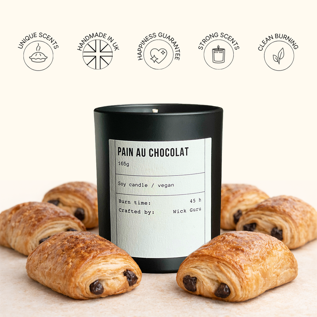 Pain Au Chocolat Candle | Birthday Gift | Bakery Scent