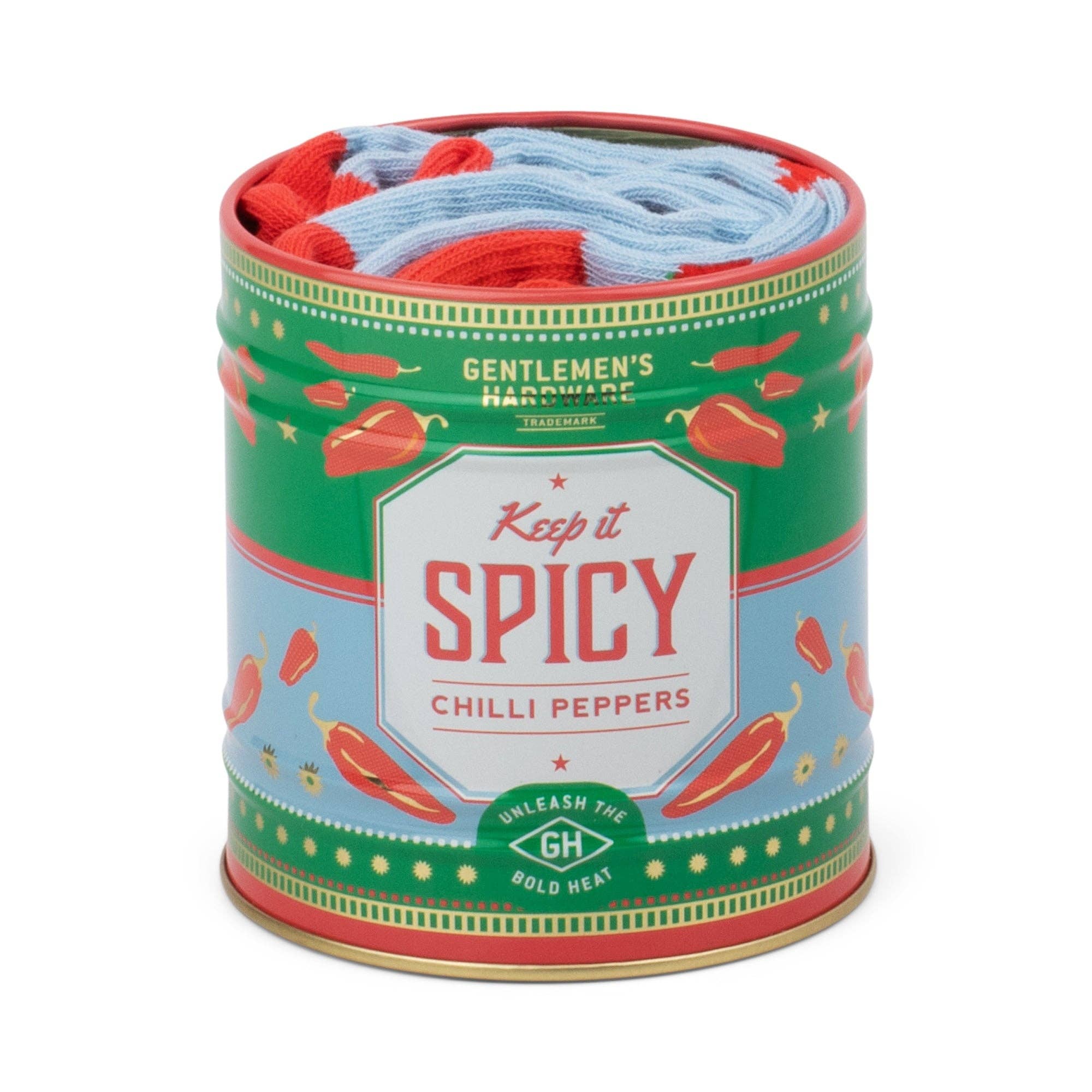 Socks in a Can - spicy Chillies