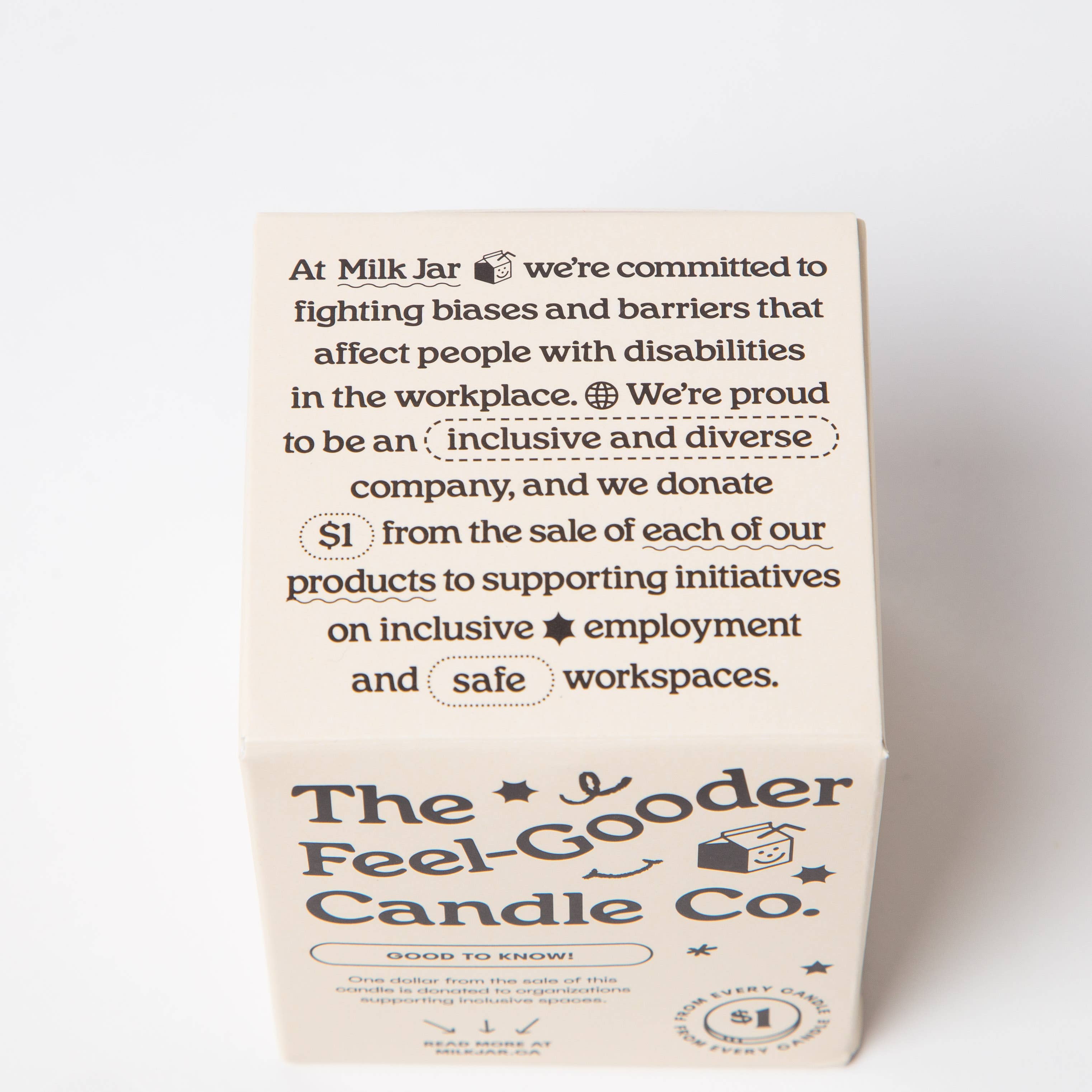 Milk Jar Candle Company - Lemongrass, Lavender & Sage Soy Candle