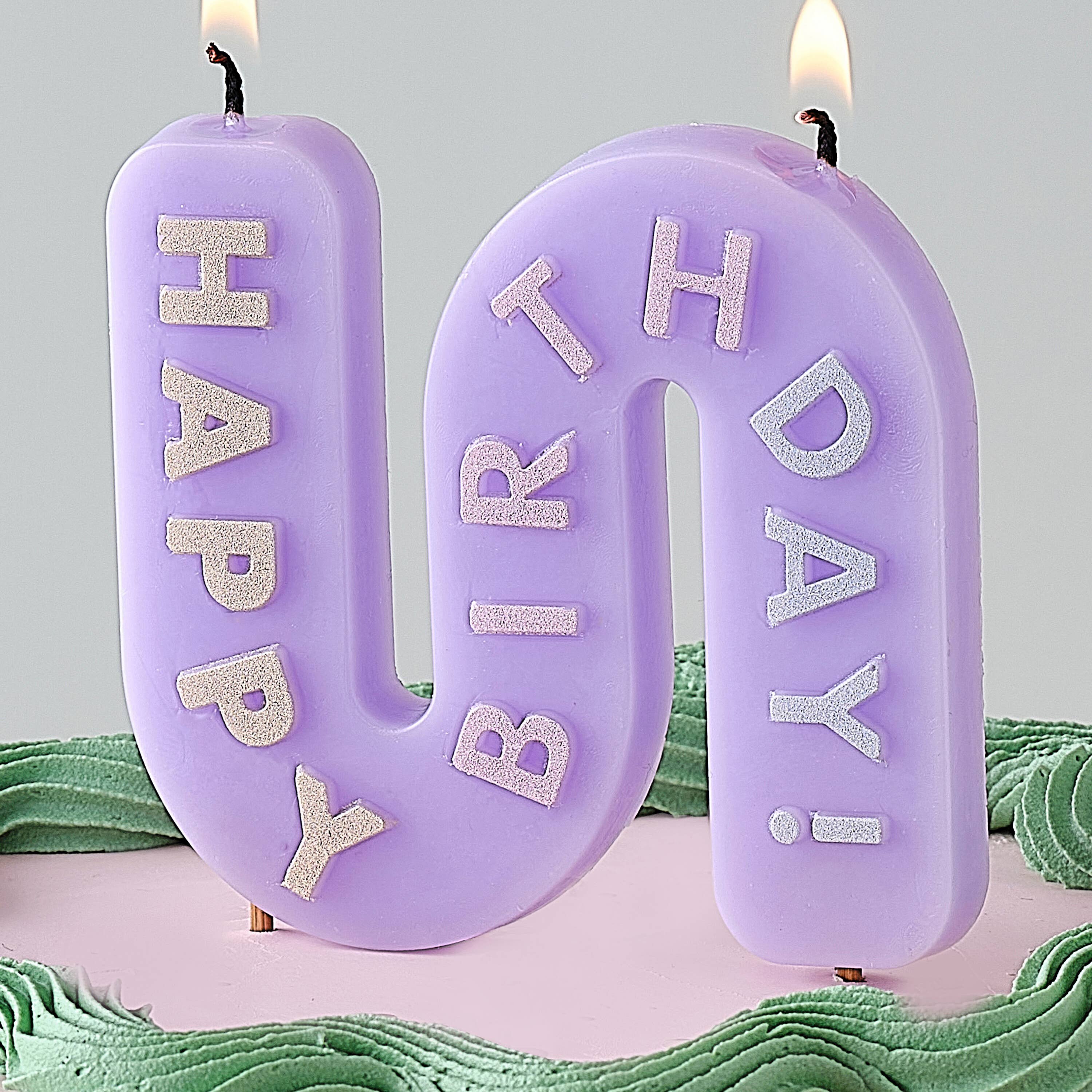 Ginger Ray - Pastel Happy Birthday Candle