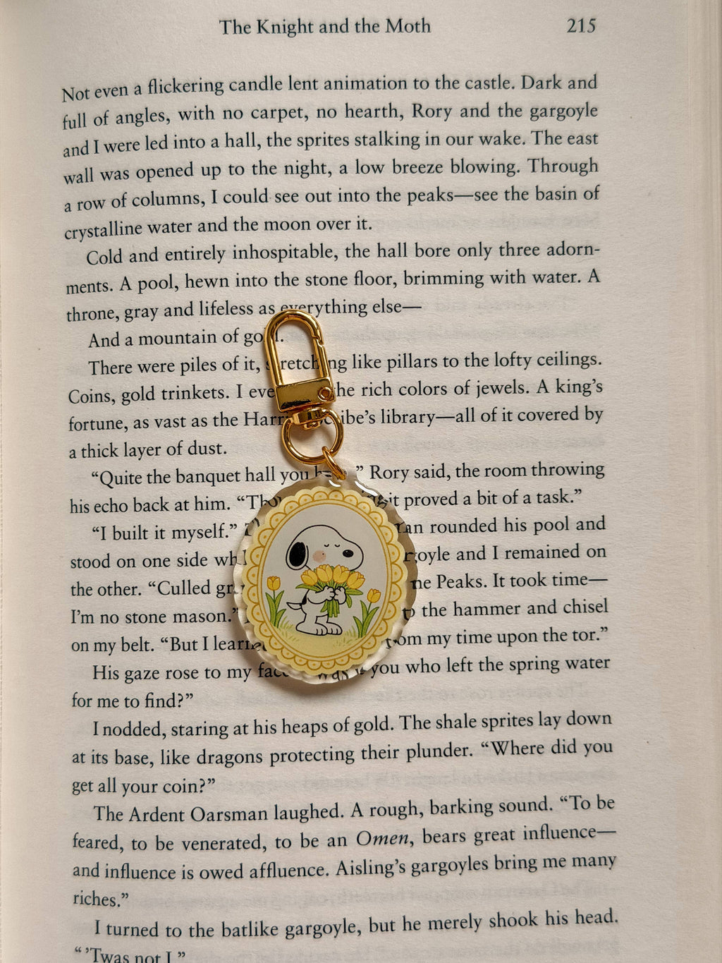 Liv Lee Designs - Tulip Puppy Bouquet Acrylic Keychain 