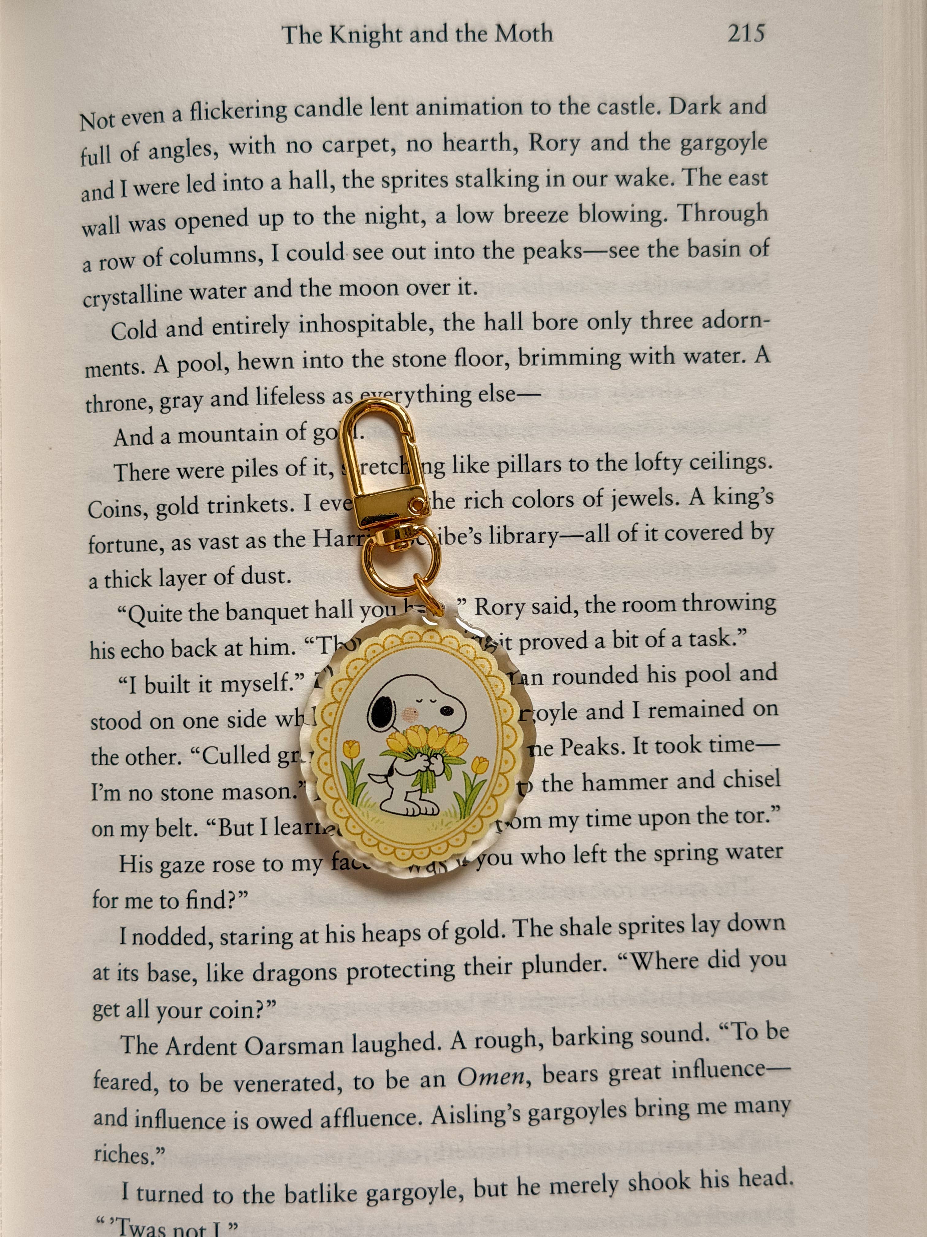 Liv Lee Designs - Tulip Puppy Bouquet Acrylic Keychain 