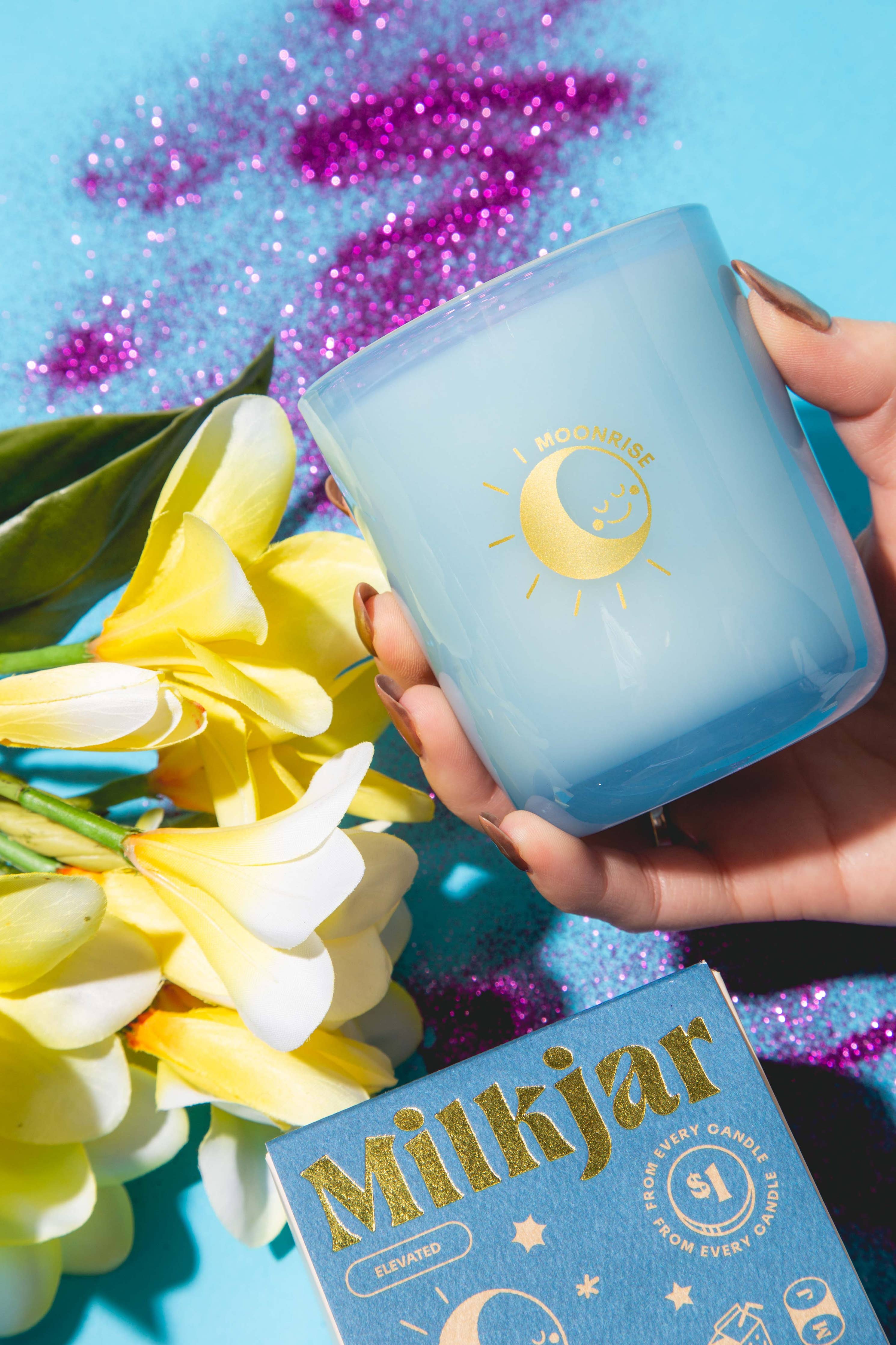 Milk Jar Candle Company - Neroli & Plum Soy Candle