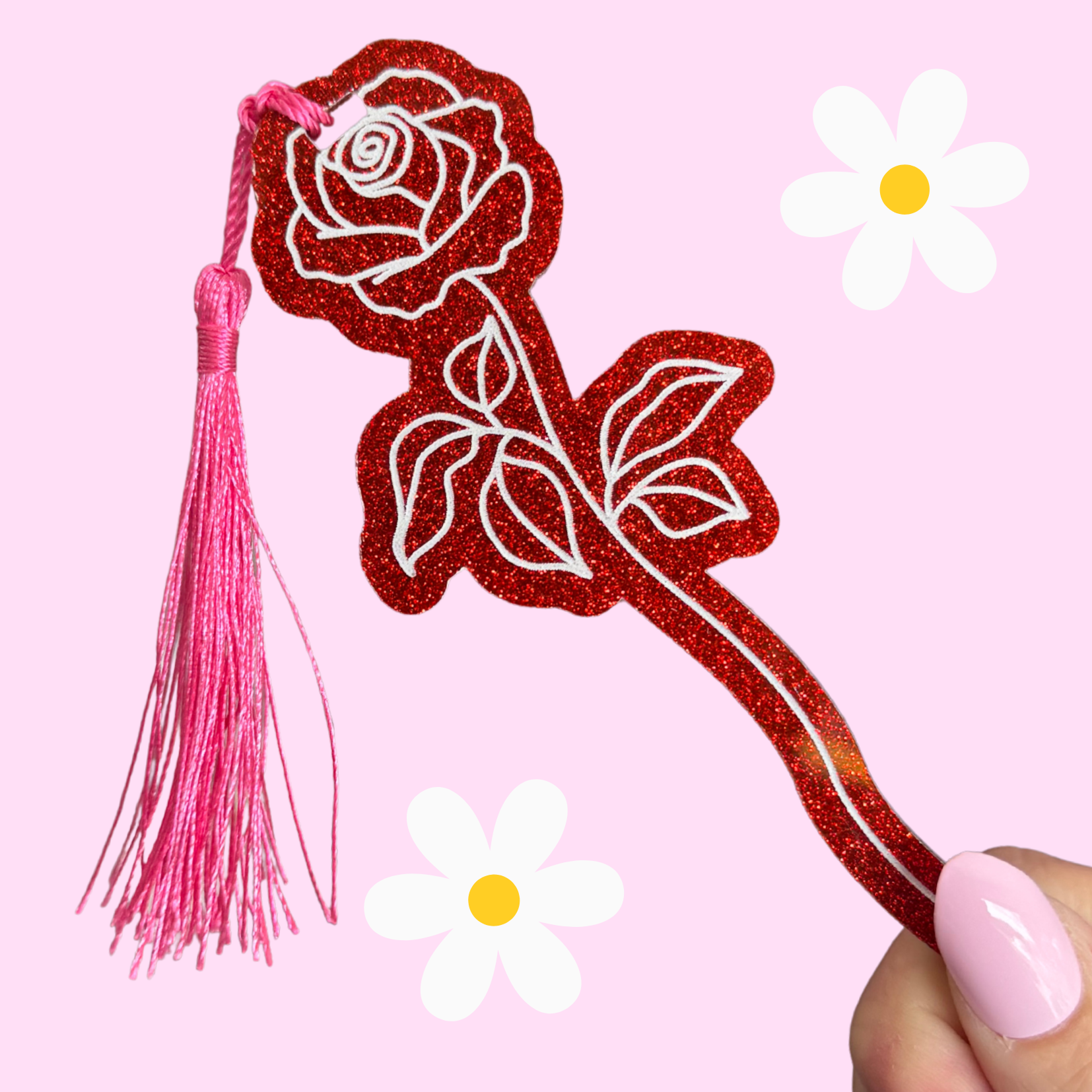 Honey Blue Lane - Rose Bookmark