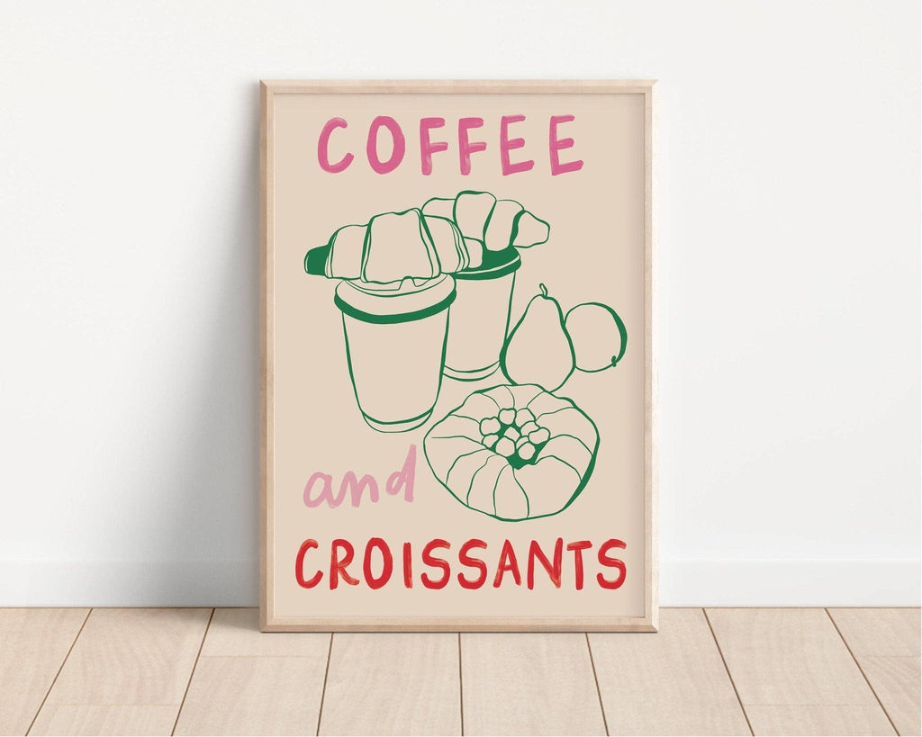 Moonshine Prints - Coffee & Croissants Print