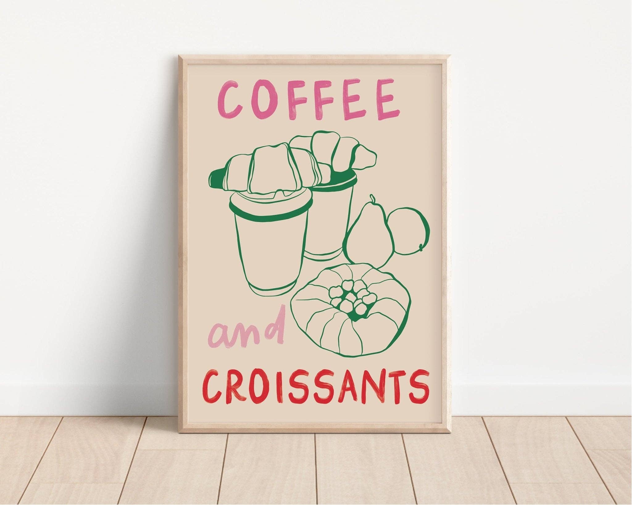 Moonshine Prints - Coffee & Croissants Print