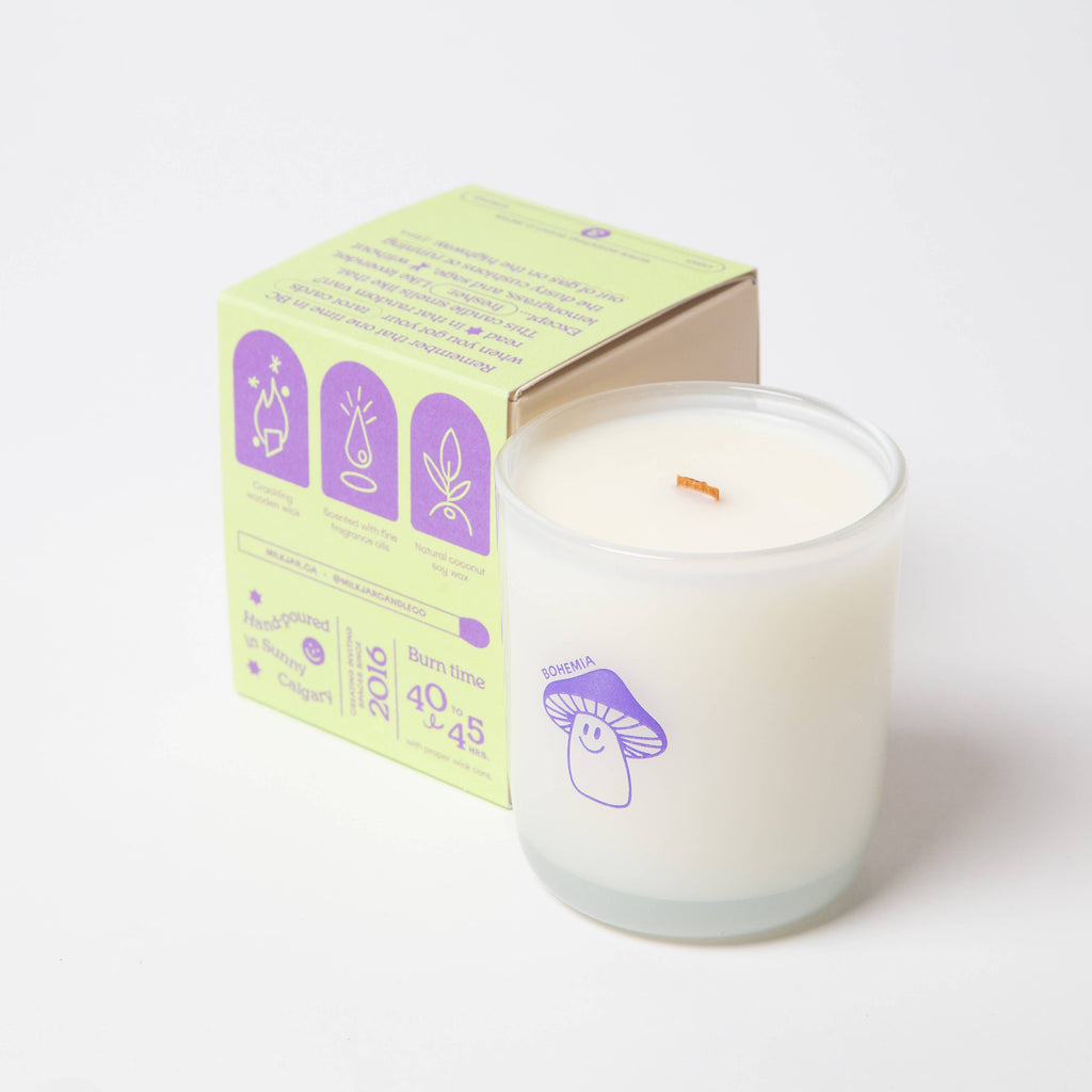 Milk Jar Candle Company - Lemongrass, Lavender & Sage Soy Candle