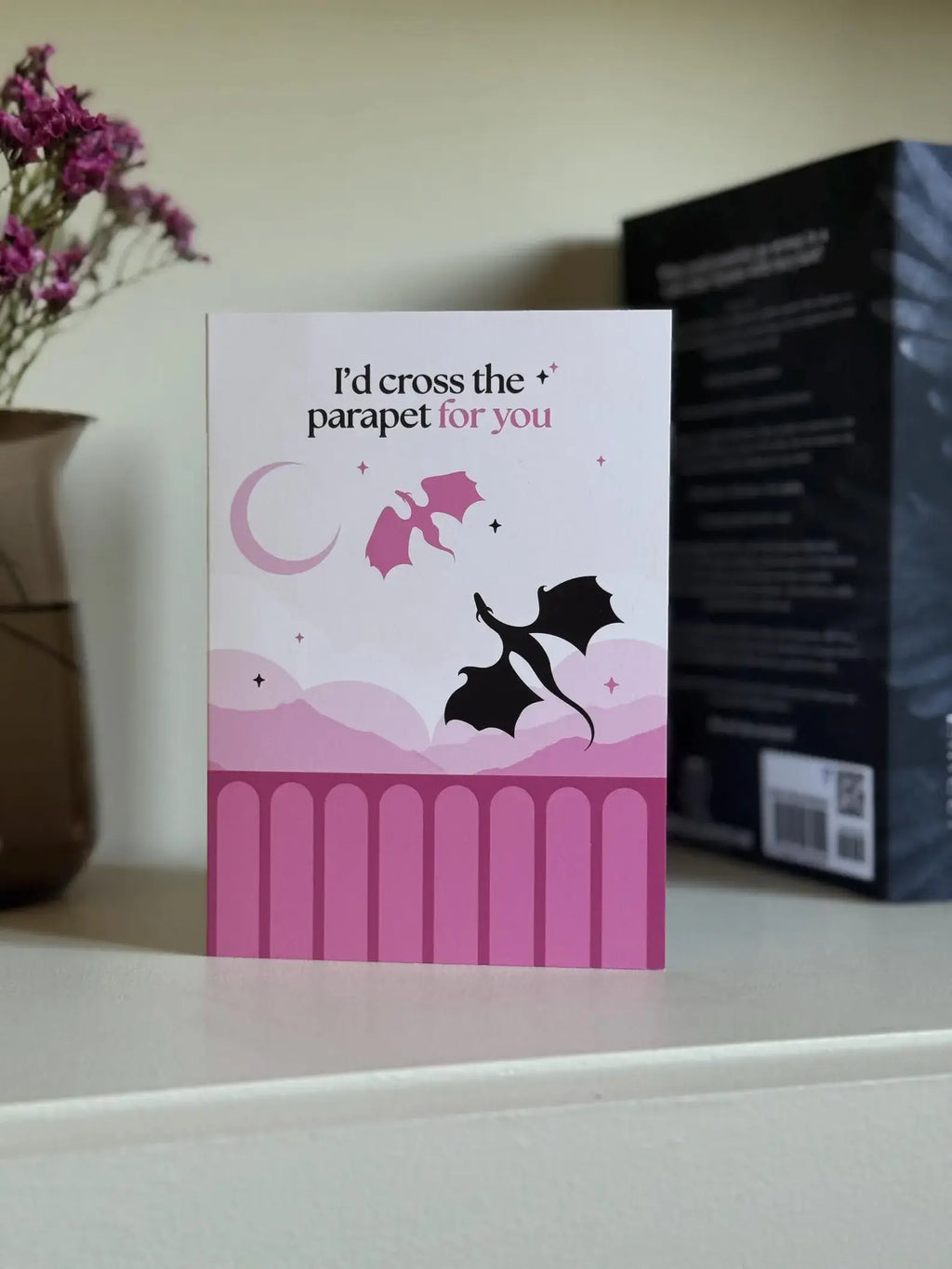 I'd Cross The Parapet For You, Fourth Wing Anniversary Card