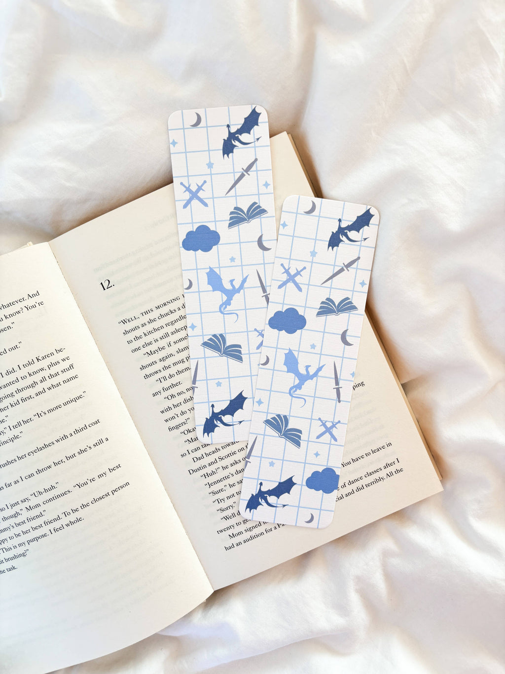 Dragons and Swords Bookmark | Fantasy Bookmark