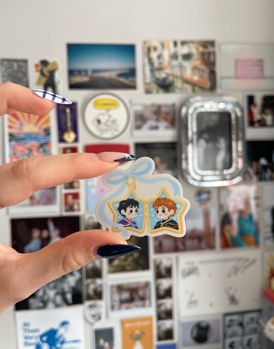 The Rivals Locket Sticker Sports Romance