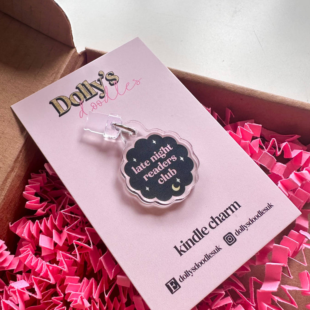 Kindle Charm - Late Night Reading Club Book Club Gift