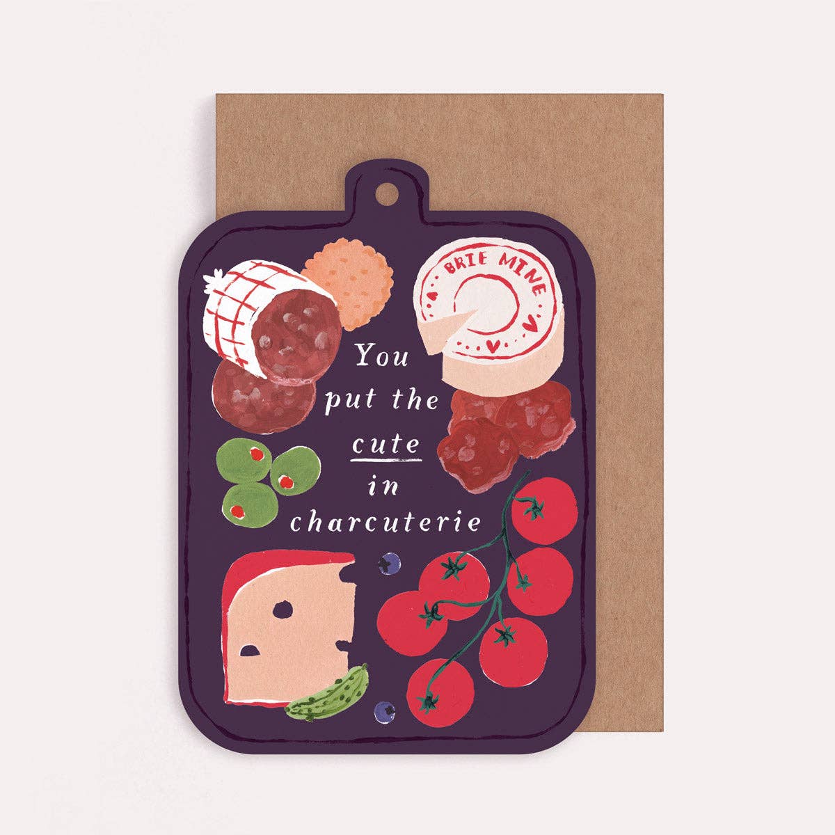 Cute in Charcuterie Board Card | Foodie Anniversary Cards