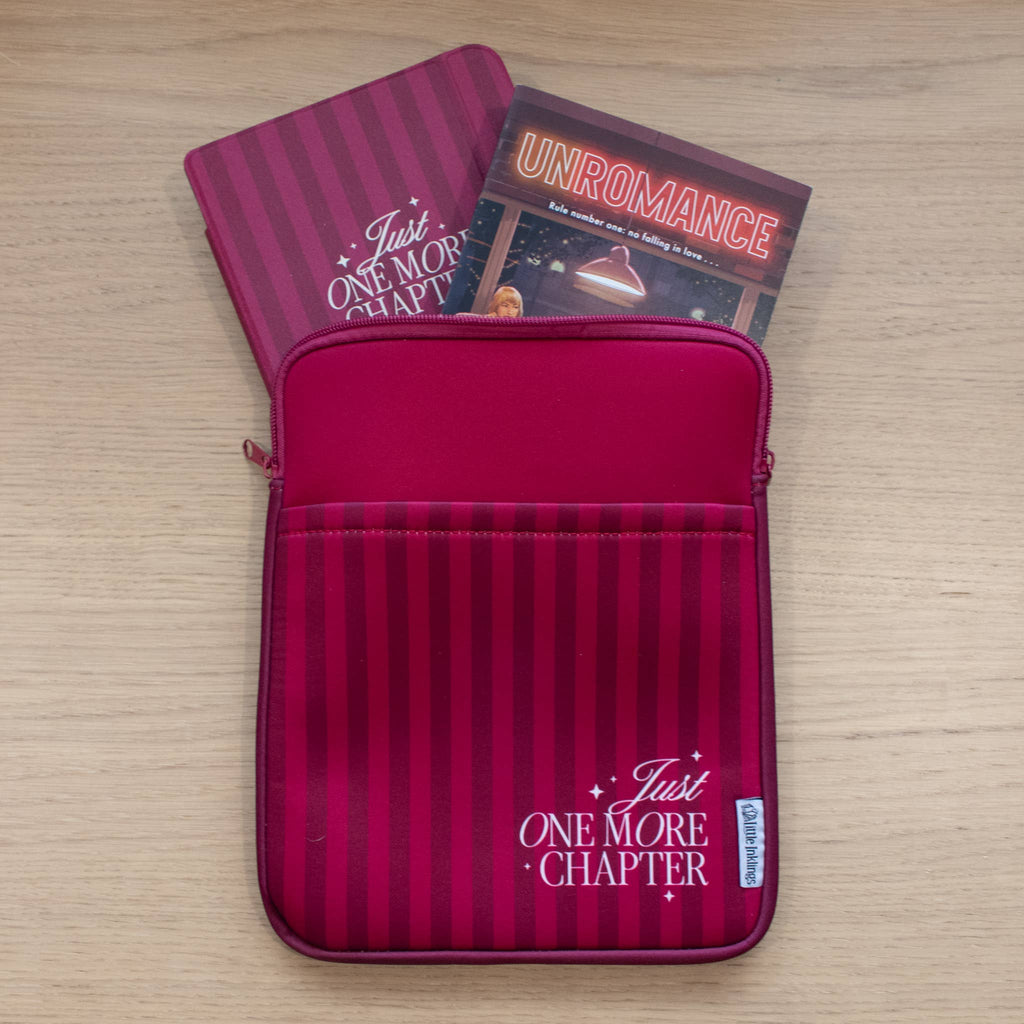 Little Inklings - Maroon Stripes Book Sleeve