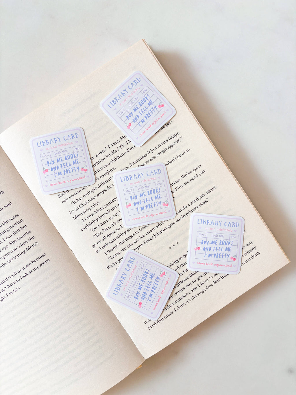 Fleurs on Sunday - Buy Me Books And Tell Me I'm Pretty Sticker