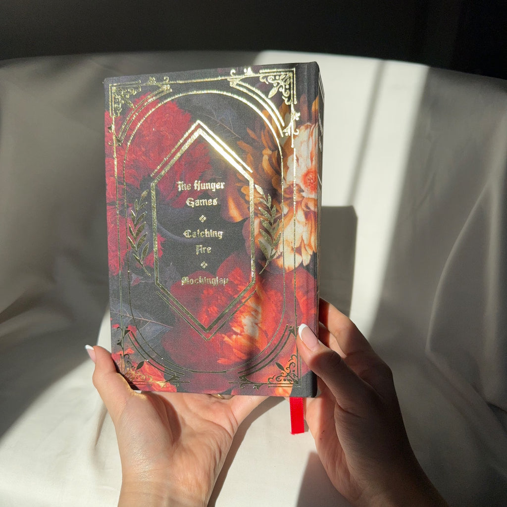 HUNGER GAMES Omnibus (3 books in 1) handmade re-binded special edition book