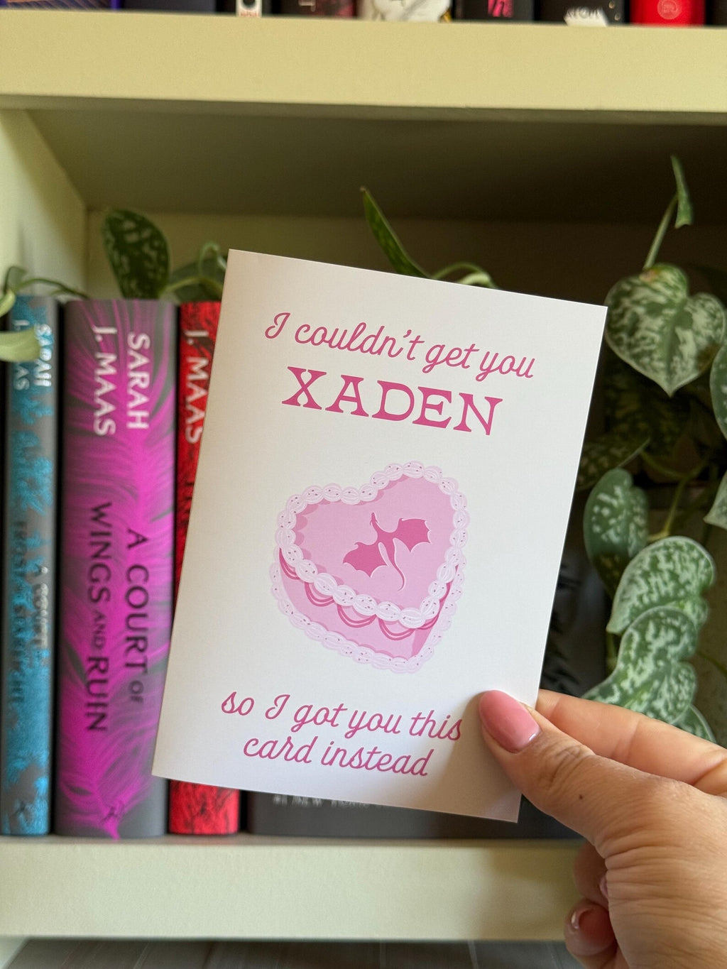 Fourth Wing Xaden birthday greeting card